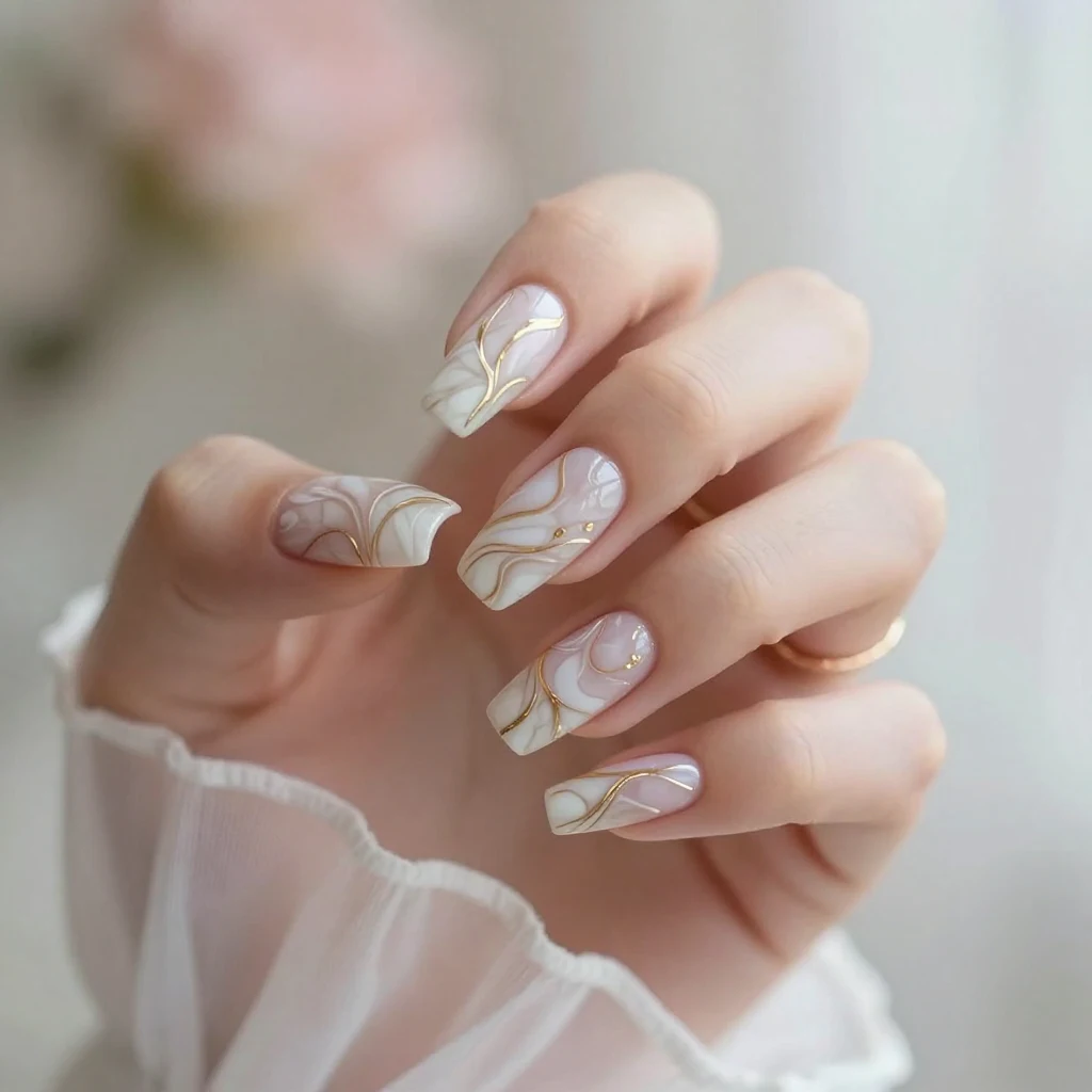 7. Marble Effect