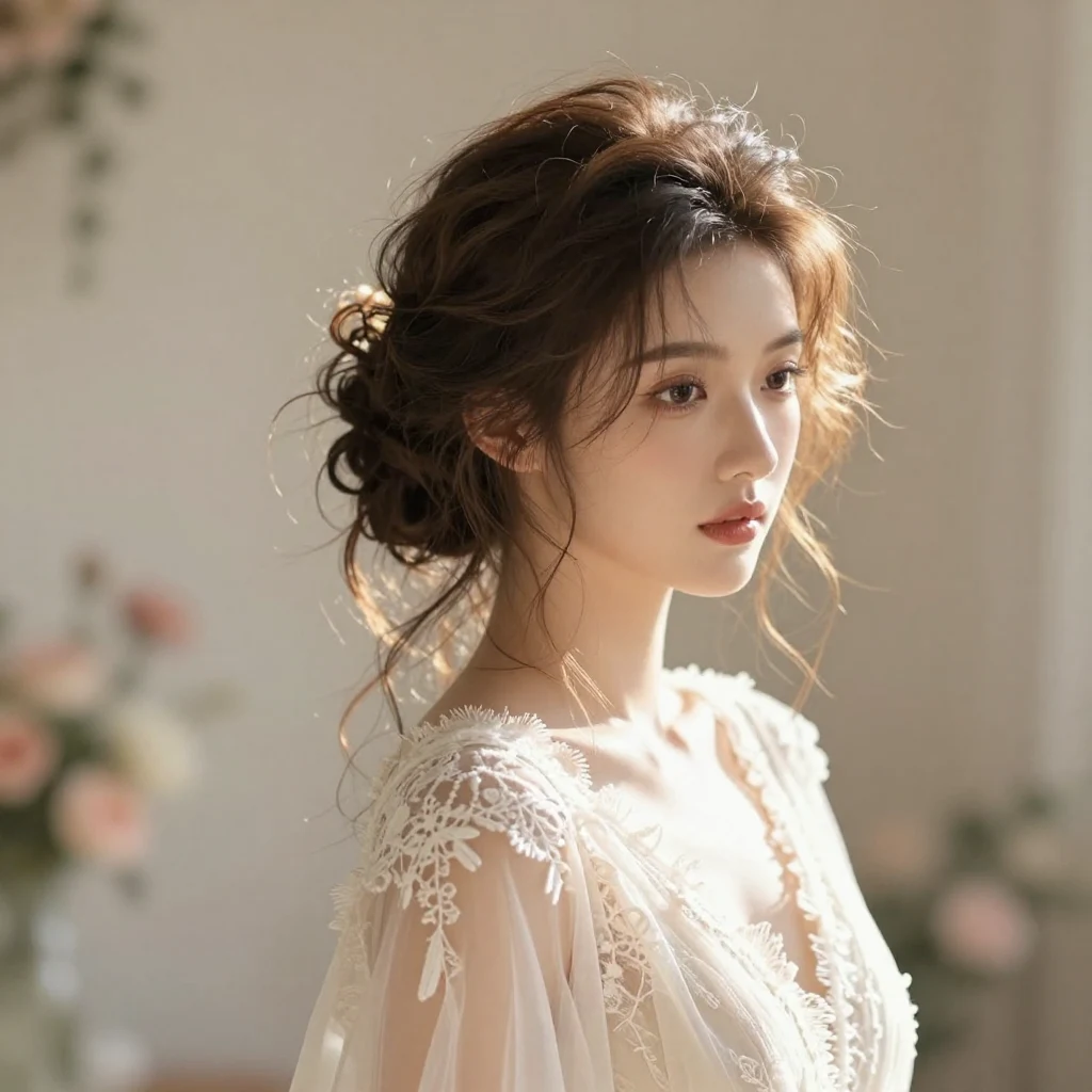 7. Messy Updo