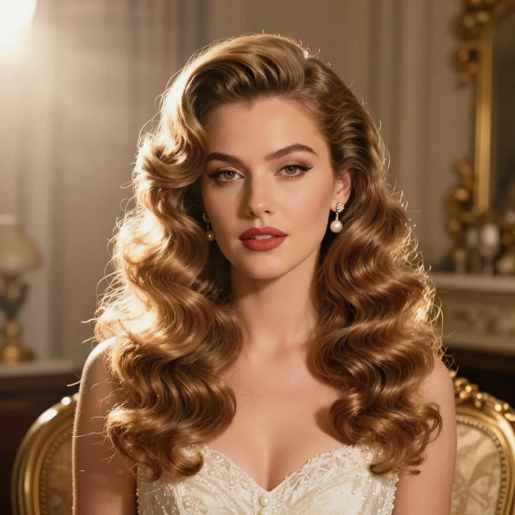 8. Vintage Glam Waves