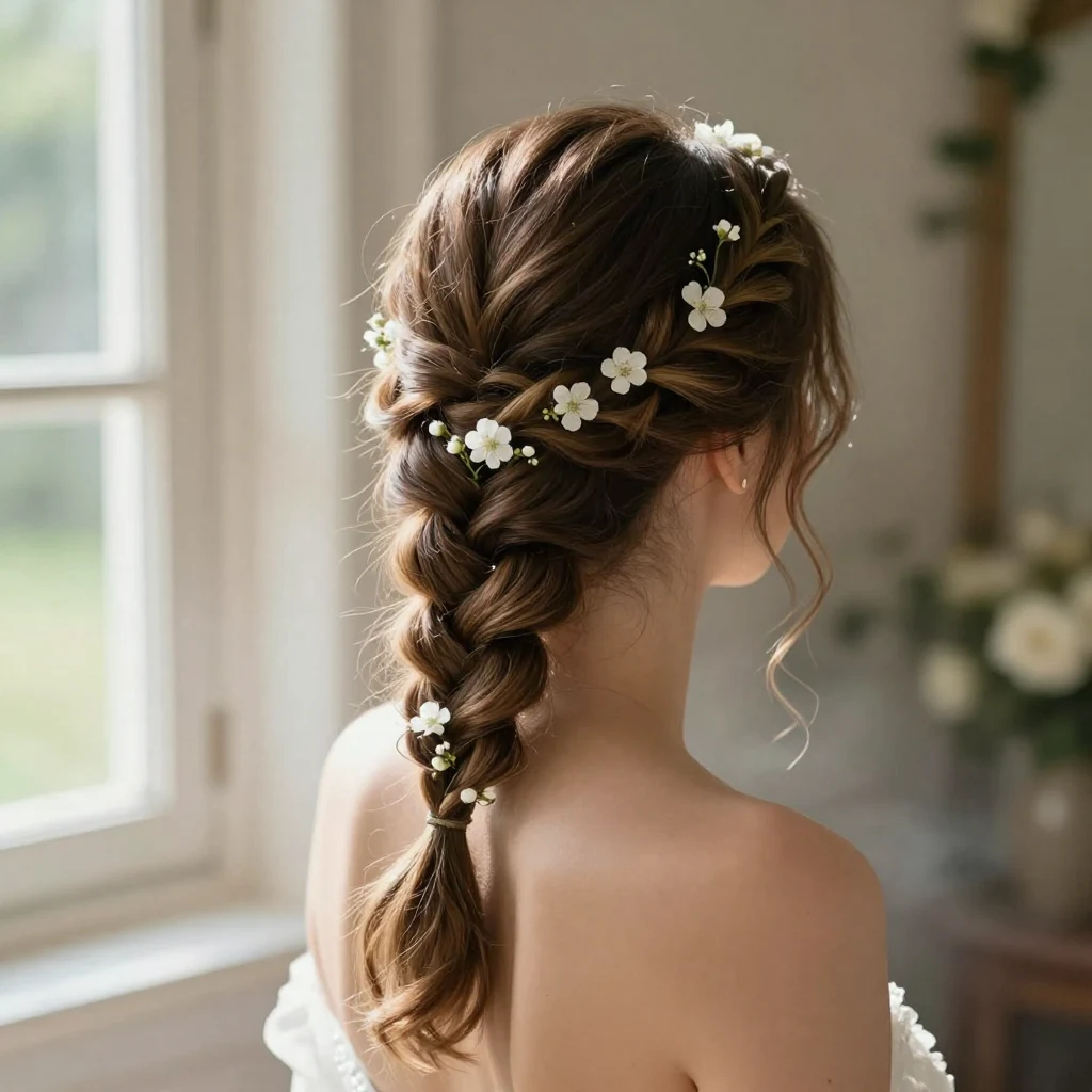9. Elegant Braided Bun