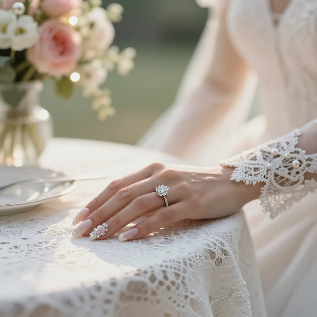 20 Wedding Nail Design Ideas That Look Elegant & Luxurious