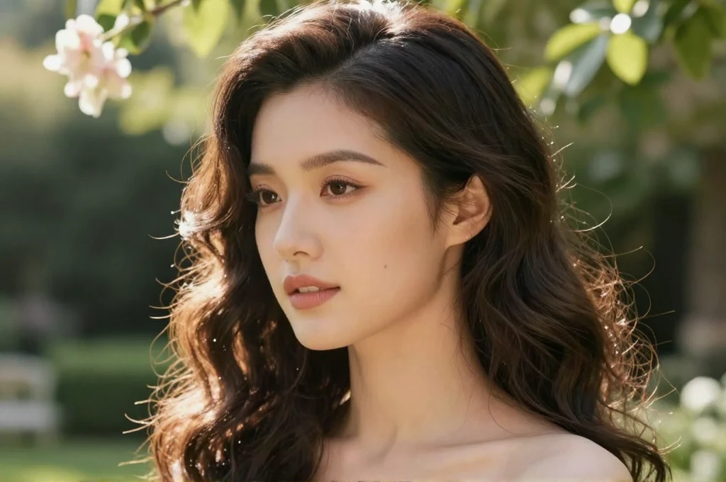 1. Loose Waves with Side Part