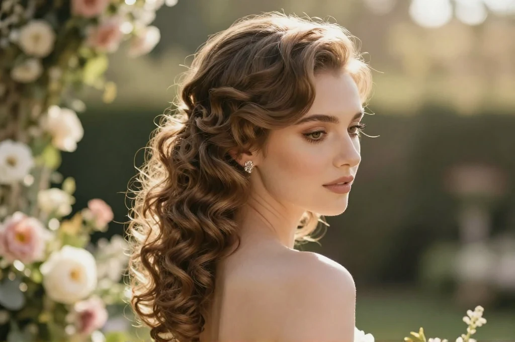 6. Side-Swept Curls